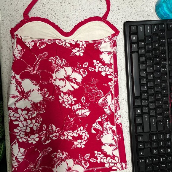 Aeropostale Womens Floral Cami Tank Top, Pink, NWT - Picture 4 of 4